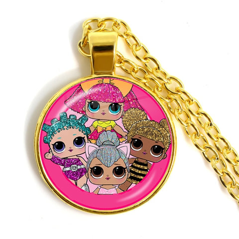 Glass Dome Cabochon Necklace
